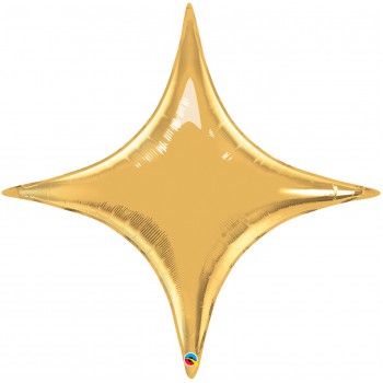 Звезда 4х-конечная gold